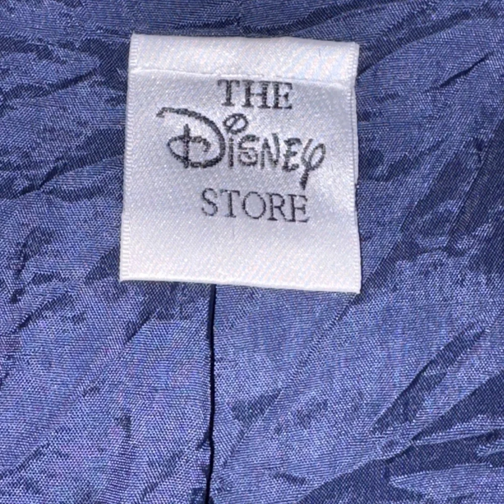 Disney Store Mickey Mouse Blues Club Vest XL Navy Blue Excellent Quilted Velvet